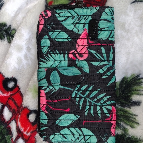 lug Handbags - Lug Tram wallet flamingo black